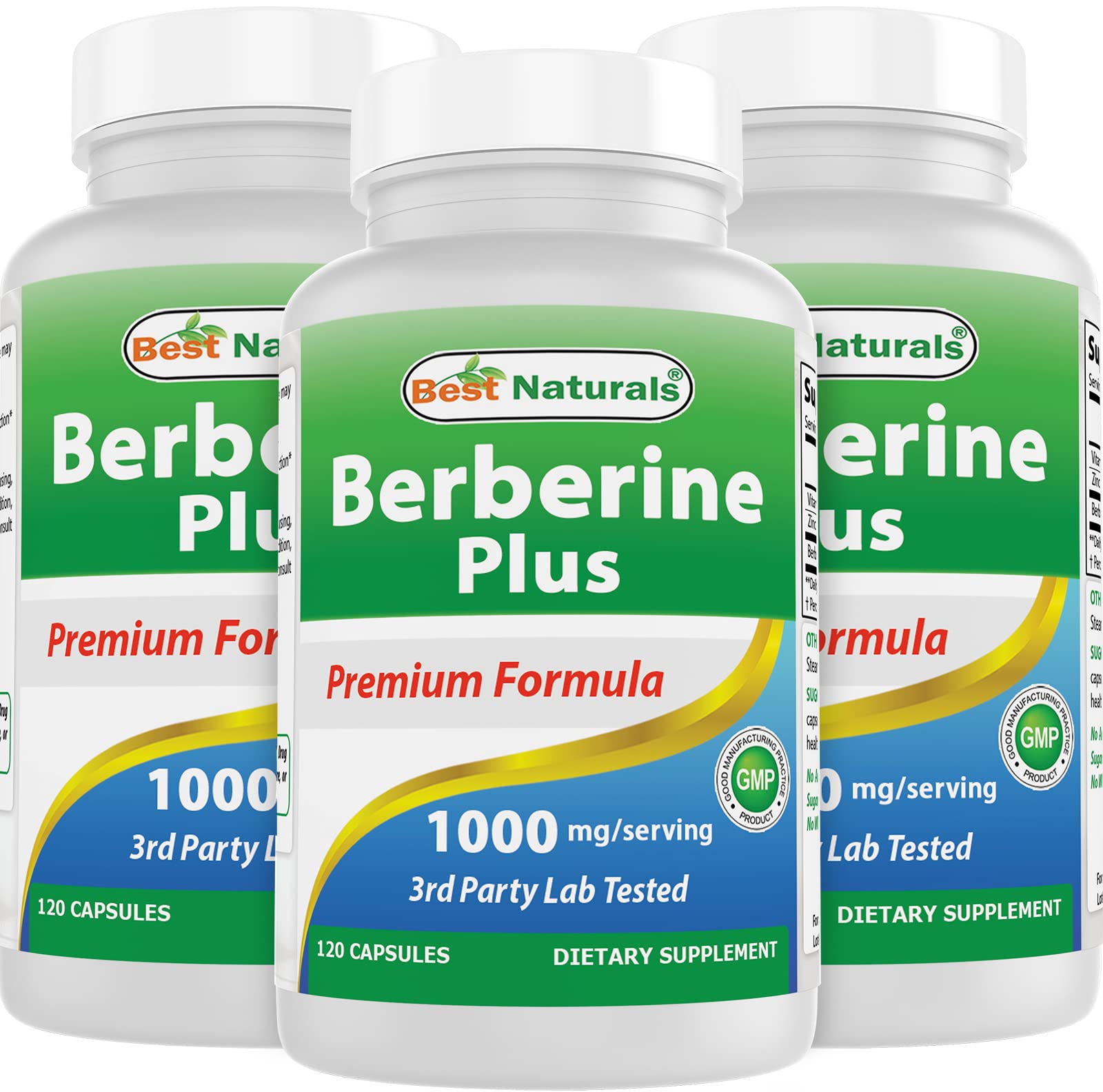 Best Naturals Berberine Plus – bouteille pratique pour le quotidien.