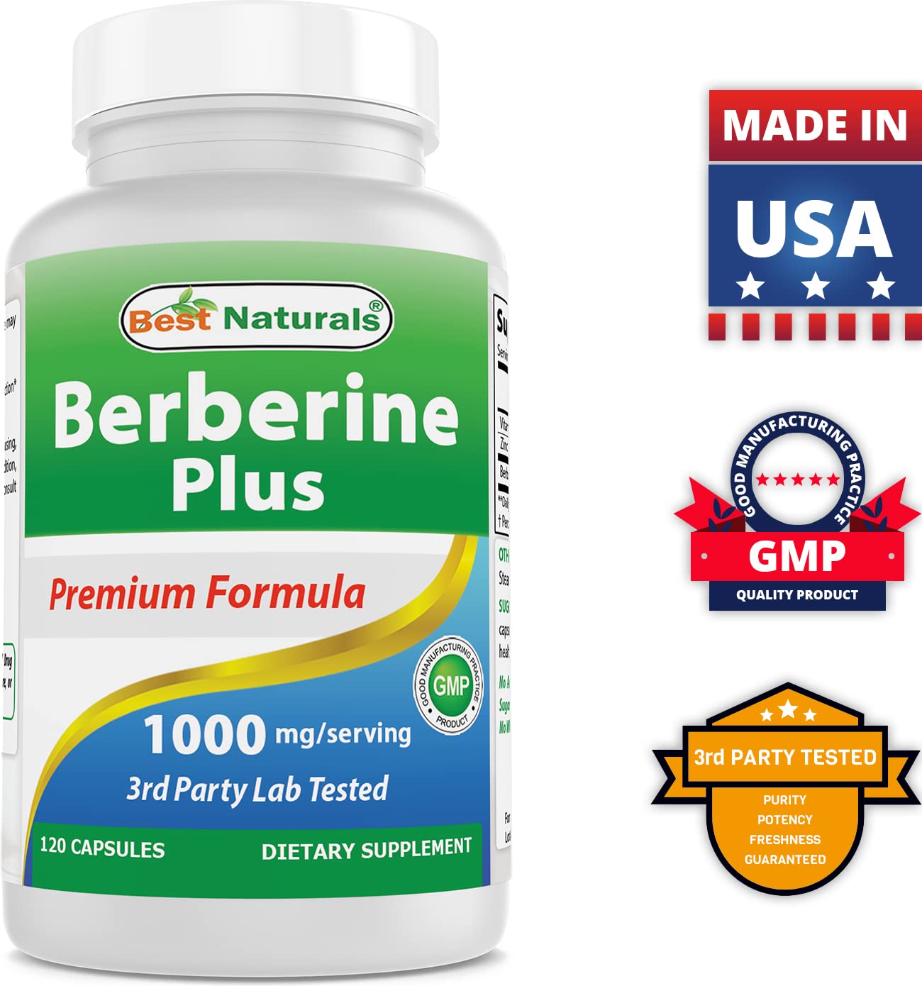 Best Naturals Berberine Plus – prise simple et pratique au quotidien.