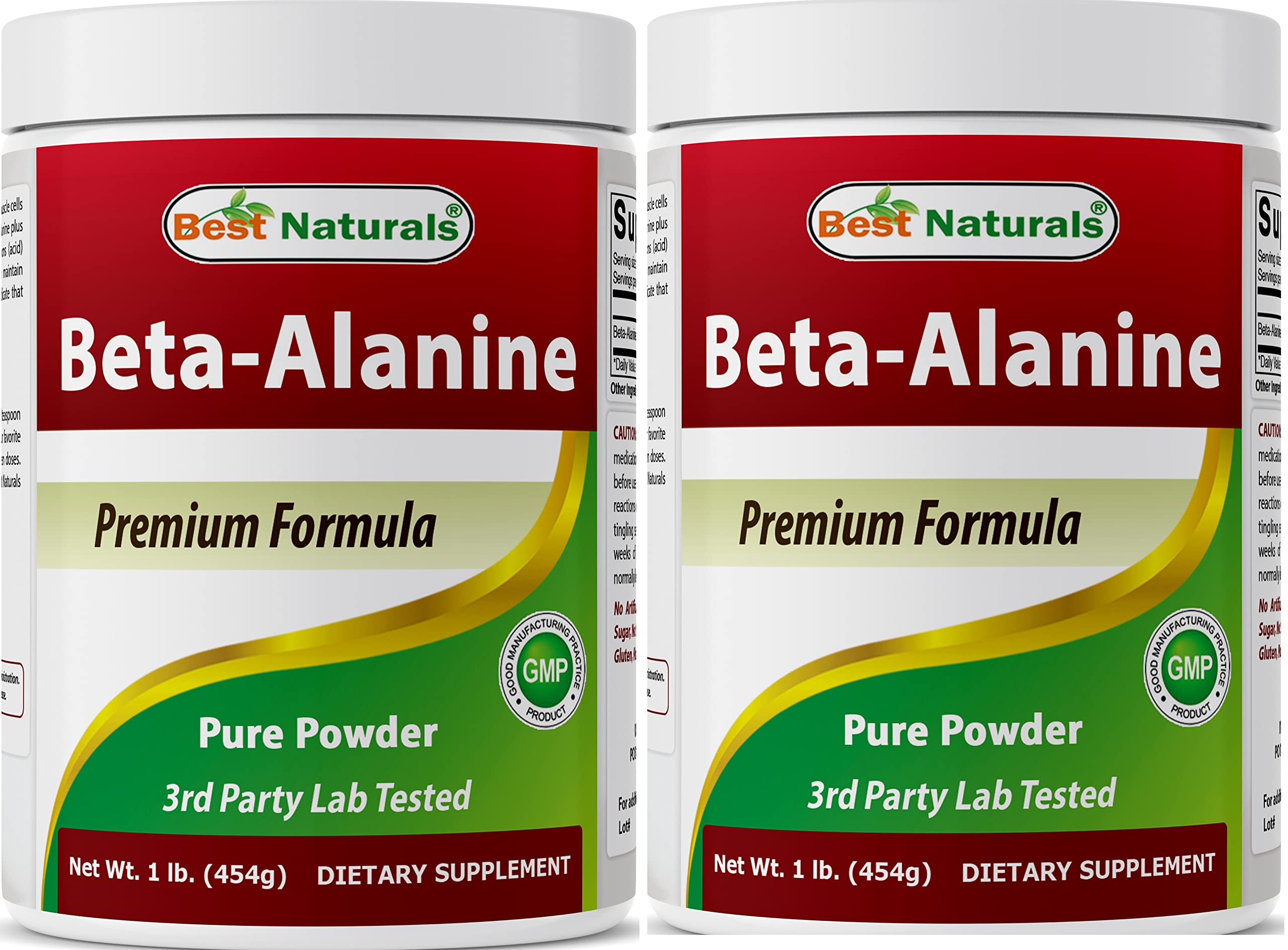 Best Naturals Beta-Alanine: bouteille montrant l'emballage, pratique pour les entraînements réguliers.