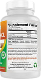 Contrôle de qualité Best Naturals Betaine HCL 648 mg, laboratoire indépendant