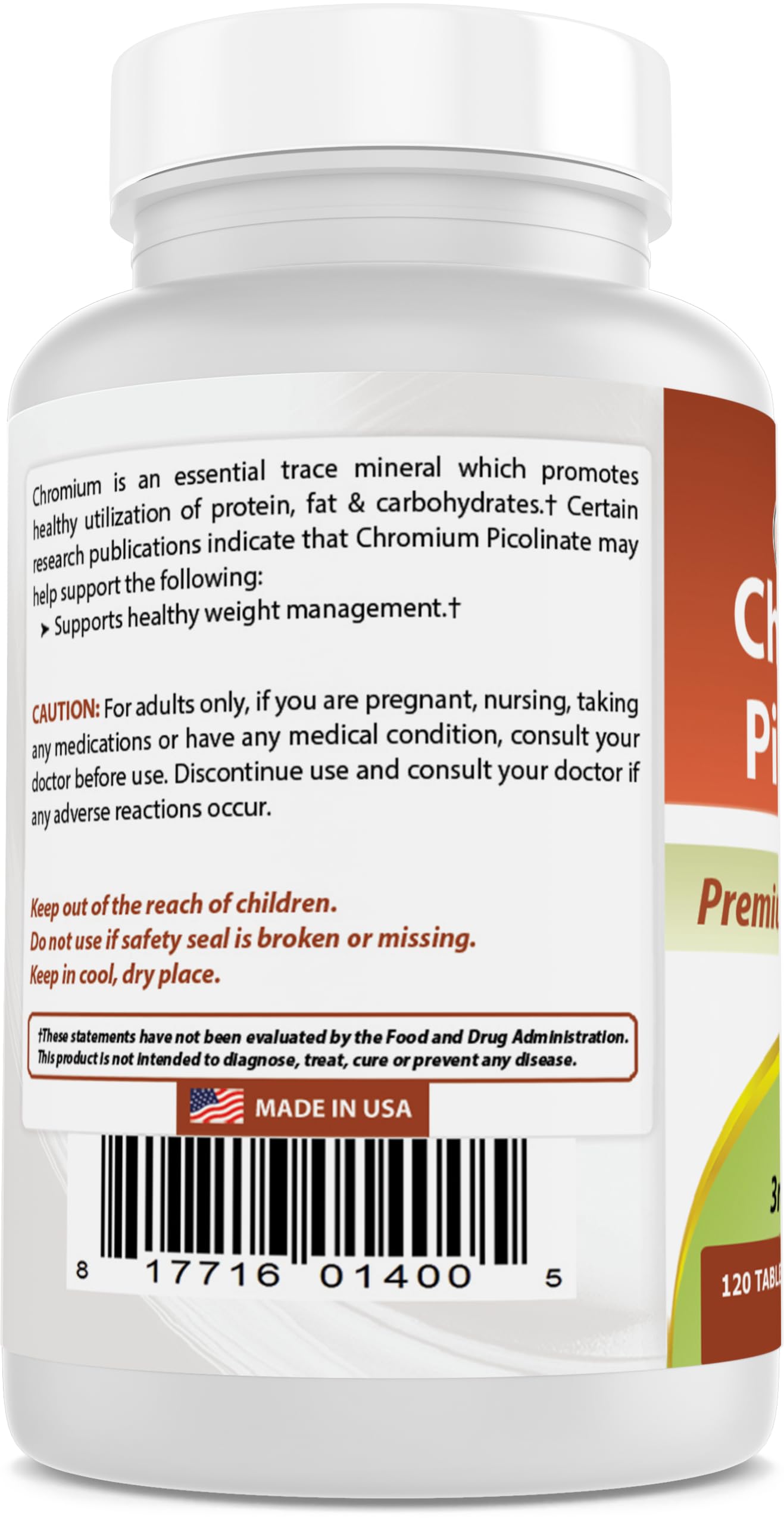 Best Naturals Chromium Picolinate utilisation quotidienne pratique et polyvalente.