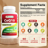 Best Naturals COQ10 200 mg – capsules dans boîte, format pratique et facile à doser