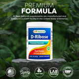 Best Naturals D-Ribose Poudre: emballage 1 livre prêt à l’emploi.