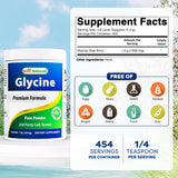 Doseuse mesurant une portion de glycine Best Naturals pour un dosage précis.