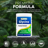 Analyse en laboratoire vérifiant la pureté de Best Naturals Glycine.