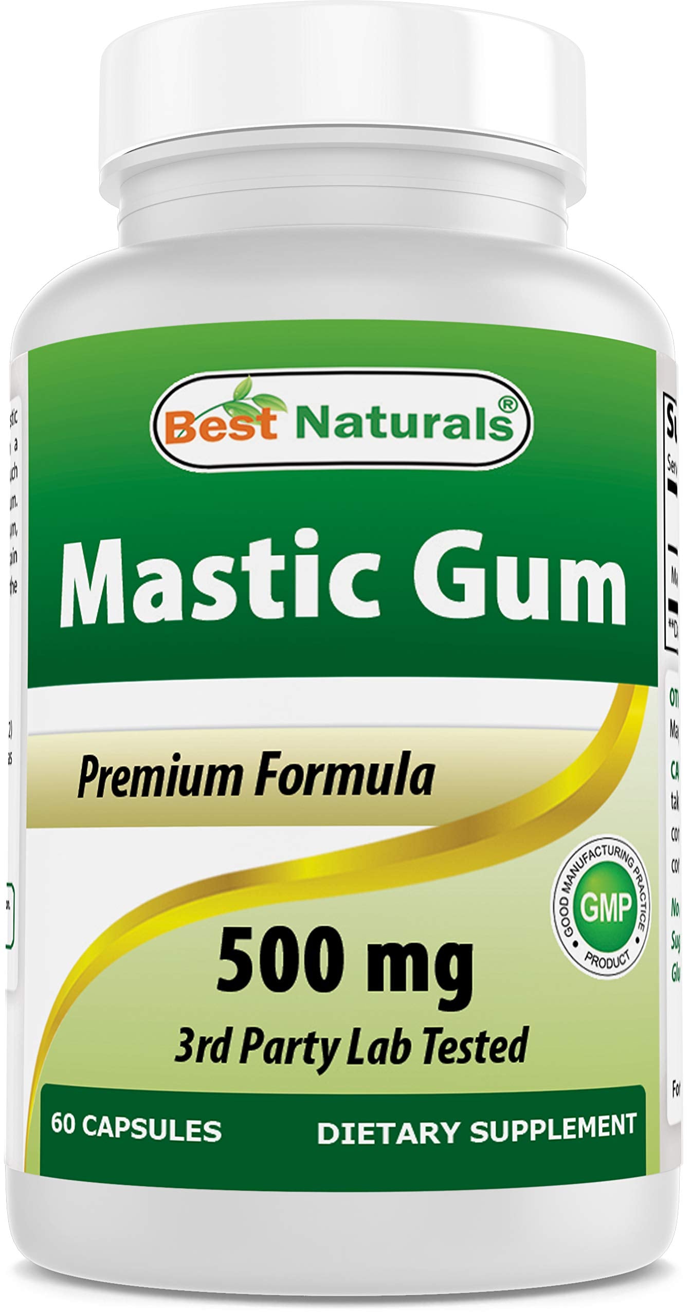 Gros plan capuchon Best Naturals Gomme Mastic 500 mg, accessoire pratique