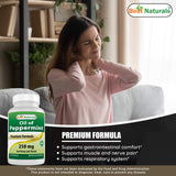 Best Naturals huile menthe poivrée - label, informations claires.