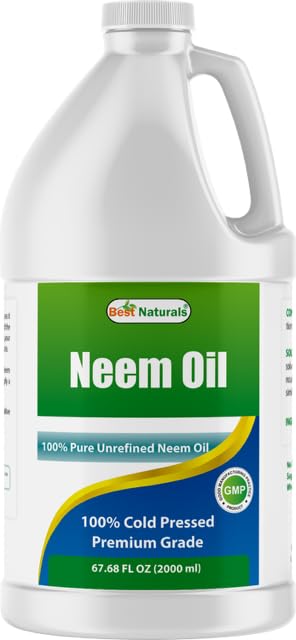 Best Naturals huile neem: bouteille 2000 ml, démontrant pureté et polyvalence.