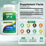 Best Naturals IP-6 510 mg – boîte, sans OGM et sans gluten