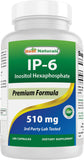 Best Naturals IP-6 510 mg – bouteille, pureté certifiée et dosage pratique