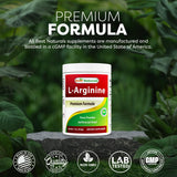 Best Naturals L-Arginine Poudre, sans allergènes et sans additifs.