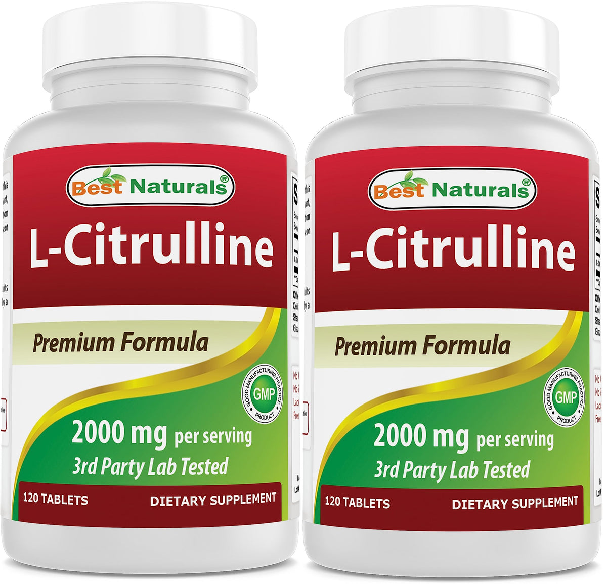 Best Naturals L-Citrulline, bouteille frontale prête pour l'entraînement.