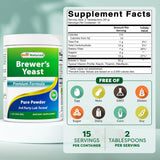 Best Naturals levure de bière en poudre, flacon 16 oz prêt à l emploi et polyvalent.