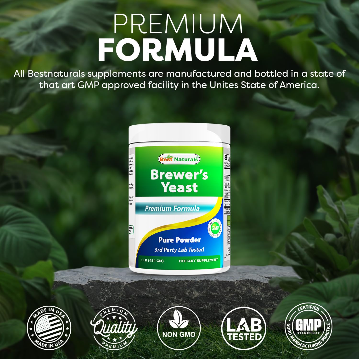 Best Naturals levure de bière en poudre, usage en cuisine et compléments nutritionnels.