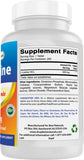 Best Naturals L-Lysine 500 mg, sans gluten, compatible avec divers régimes.