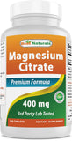 Best Naturals Magnésium Citrate – bouteille prête pour une supplémentation quotidienne pratique.