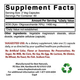 Capsules végétales Best Naturals XOS, 60 portions par flacon