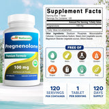 Best Naturals Pregnenolone: dosage quotidien clair, pour routines personnelles.