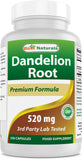 Best Naturals racine pissenlit 520 mg – bouteille prête à l’emploi pour routine quotidienne.
