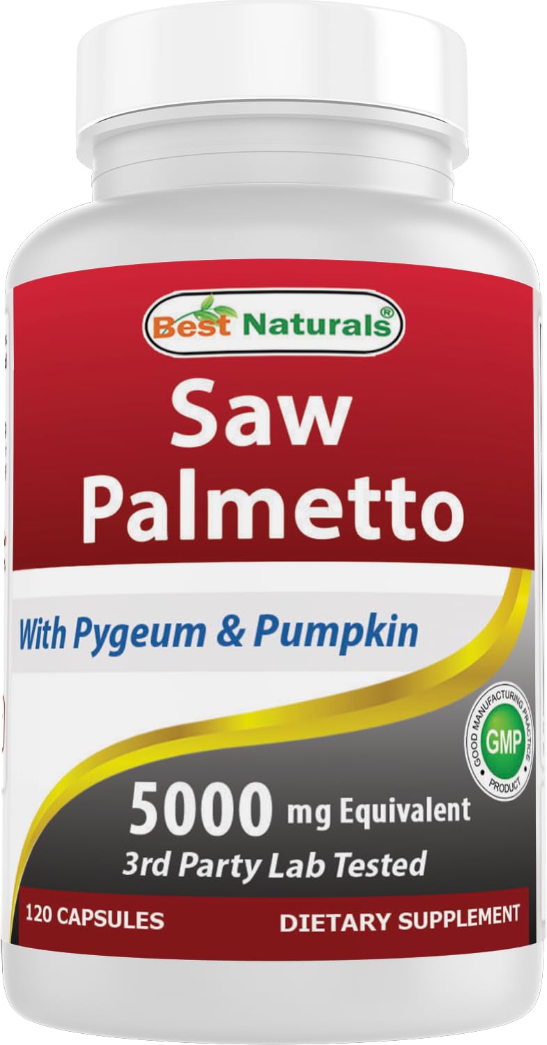 Best Naturals Saw Palmetto 10:1 — flacon visible, intégration facile dans votre routine quotidienne.