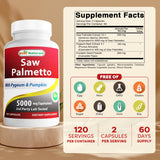 Gélules Best Naturals Saw Palmetto — dosage quotidien pratique.