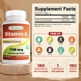 Best Naturals Vitamine A 25000 UI – gélules softgels.