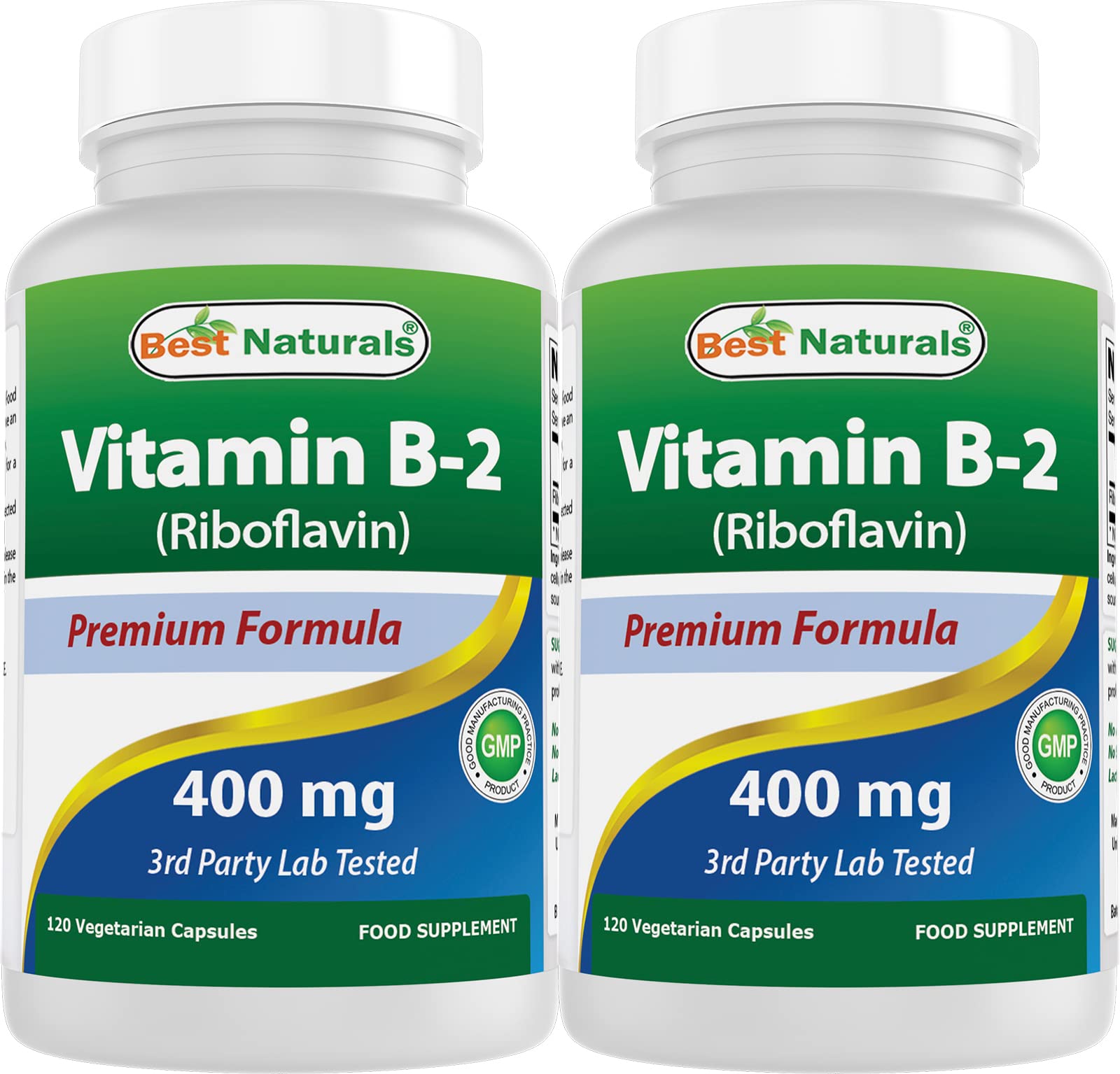 Best Naturals Vitamine B2 capsules végétales – soutien énergie quotidien.
