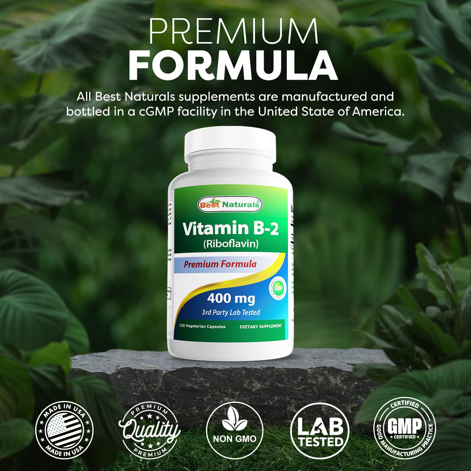 Best Naturals Vitamine B2 laboratoire indépendant – traçabilité et fiabilité.