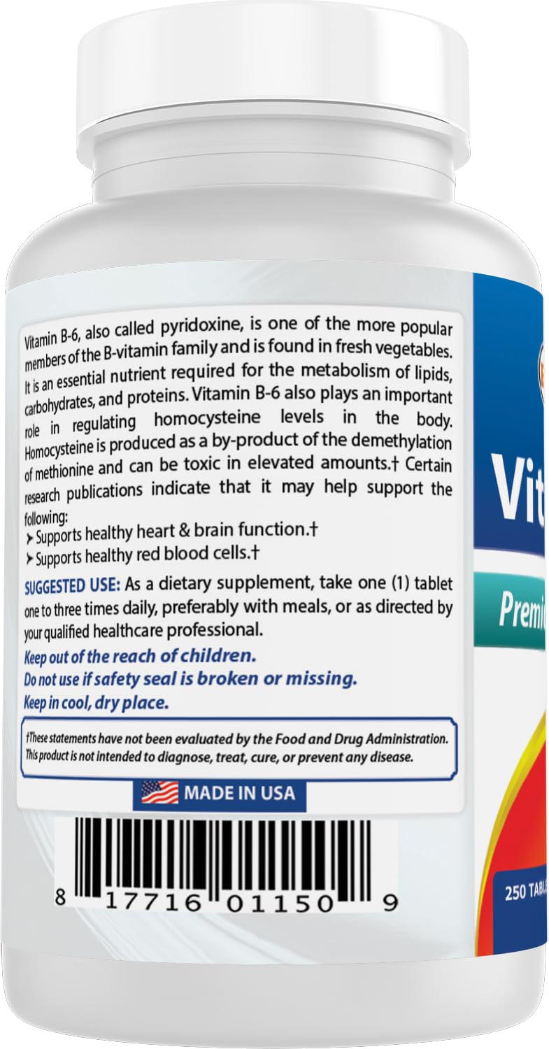 Best Naturals Vitamine B-6 25 mg, utilisation pratique au quotidien.