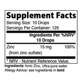 Best Naturals Zinc liquide—gouttes, dose pratique pour routine quotidienne.