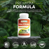 Test en laboratoire tiers sur le zinc Best Naturals pour pureté et qualité.