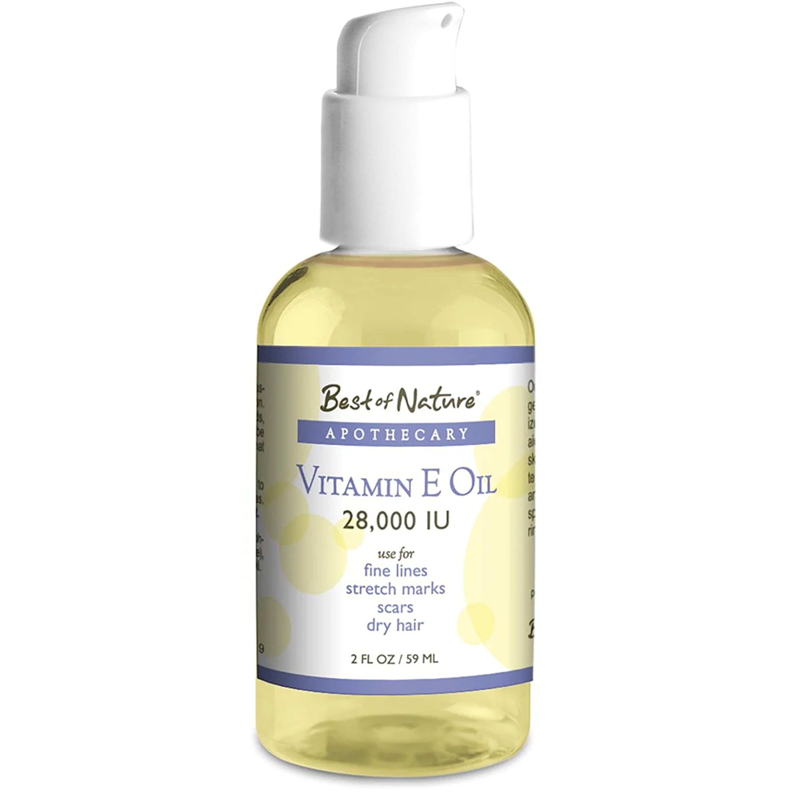 Best of Nature huile vitaminee apaisante pour sensations sèches.