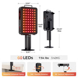 BestQool puissance 140W, lumière concentrée pour une séance efficace.