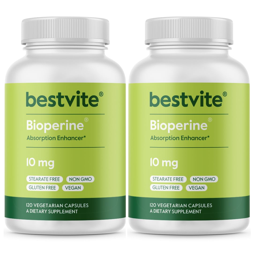 BESTVITE Bioperine: bouteille de gélules favorisant l’absorption des nutriments.