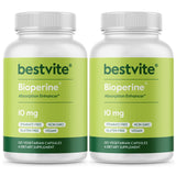 BESTVITE Bioperine: bouteille de gélules favorisant l’absorption des nutriments.