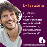 BESTVITE L-Tyrosine, gélules: formulation pure sans OGM et sans gluten utile au quotidien.