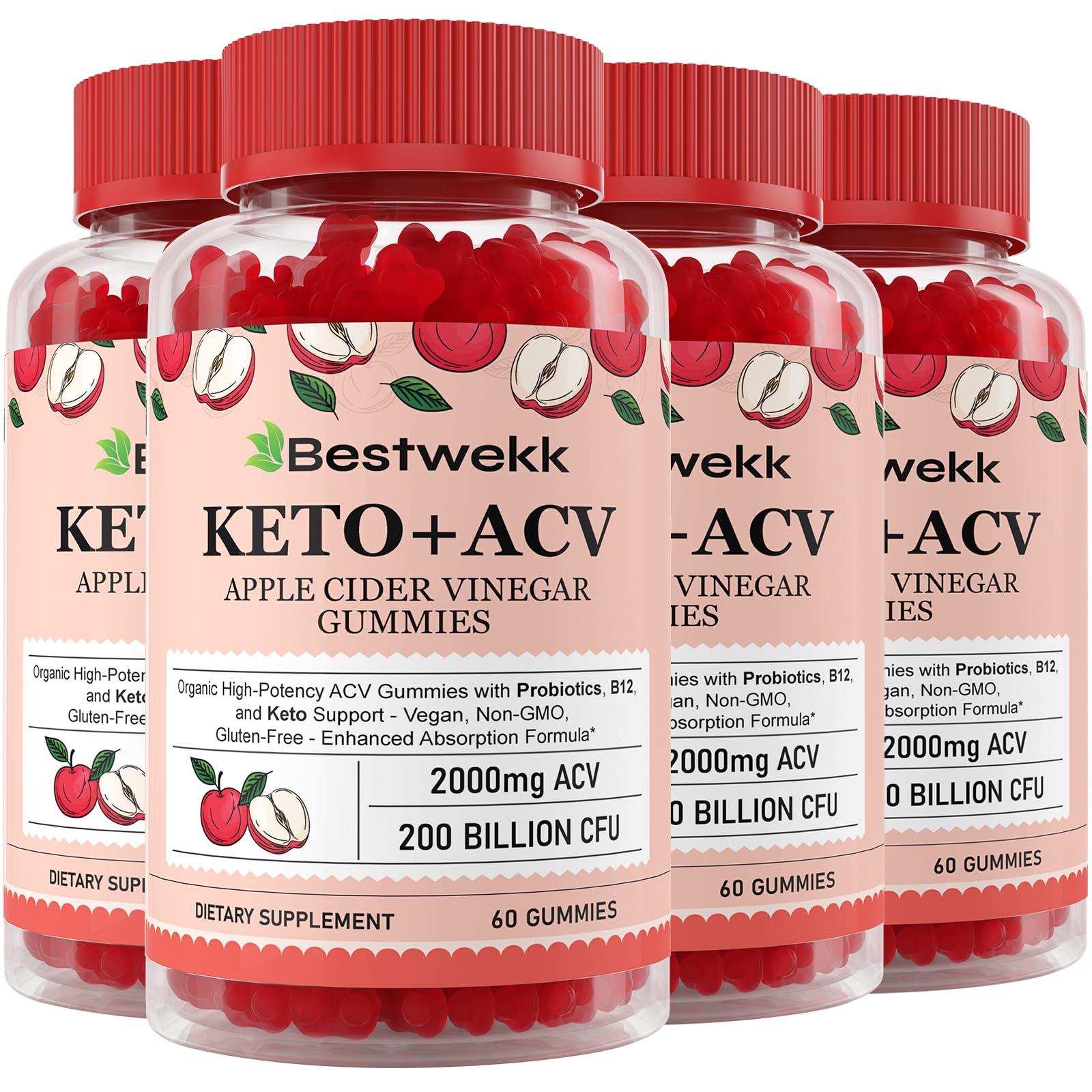 Bestwekk gommes ACV 2000mg – texture fruitée et routine quotidienne agréable