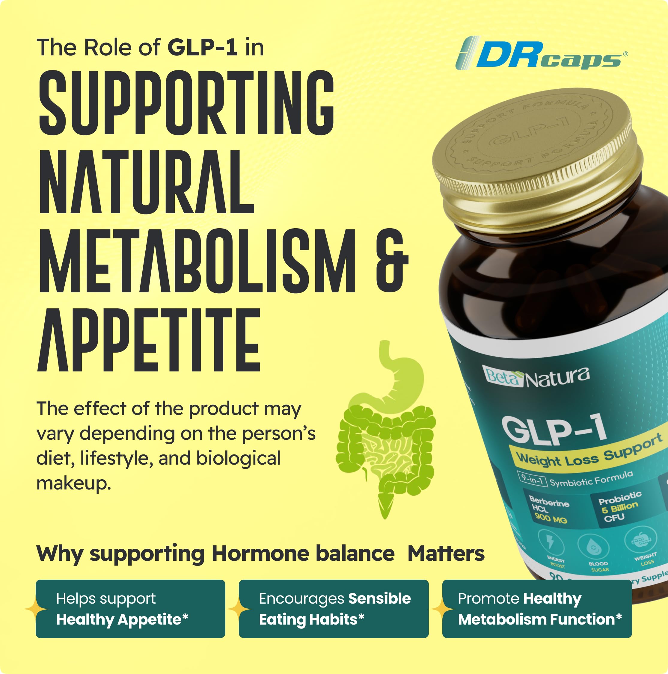 BetaNatura GLP-1 – zinc inclus soutenant le métabolisme normal
