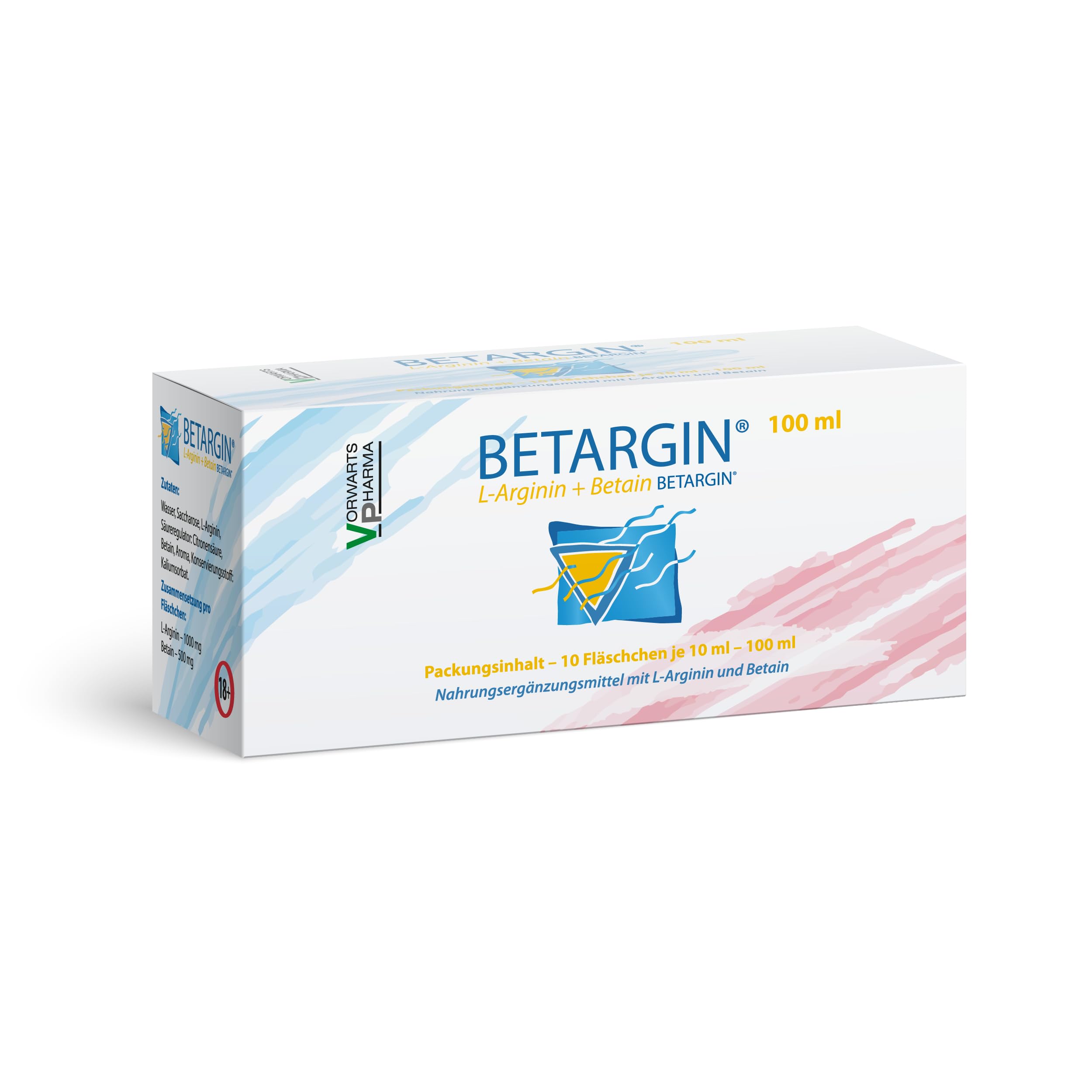 Betargin: emballage 10x10ml prêt à l'emploi.
