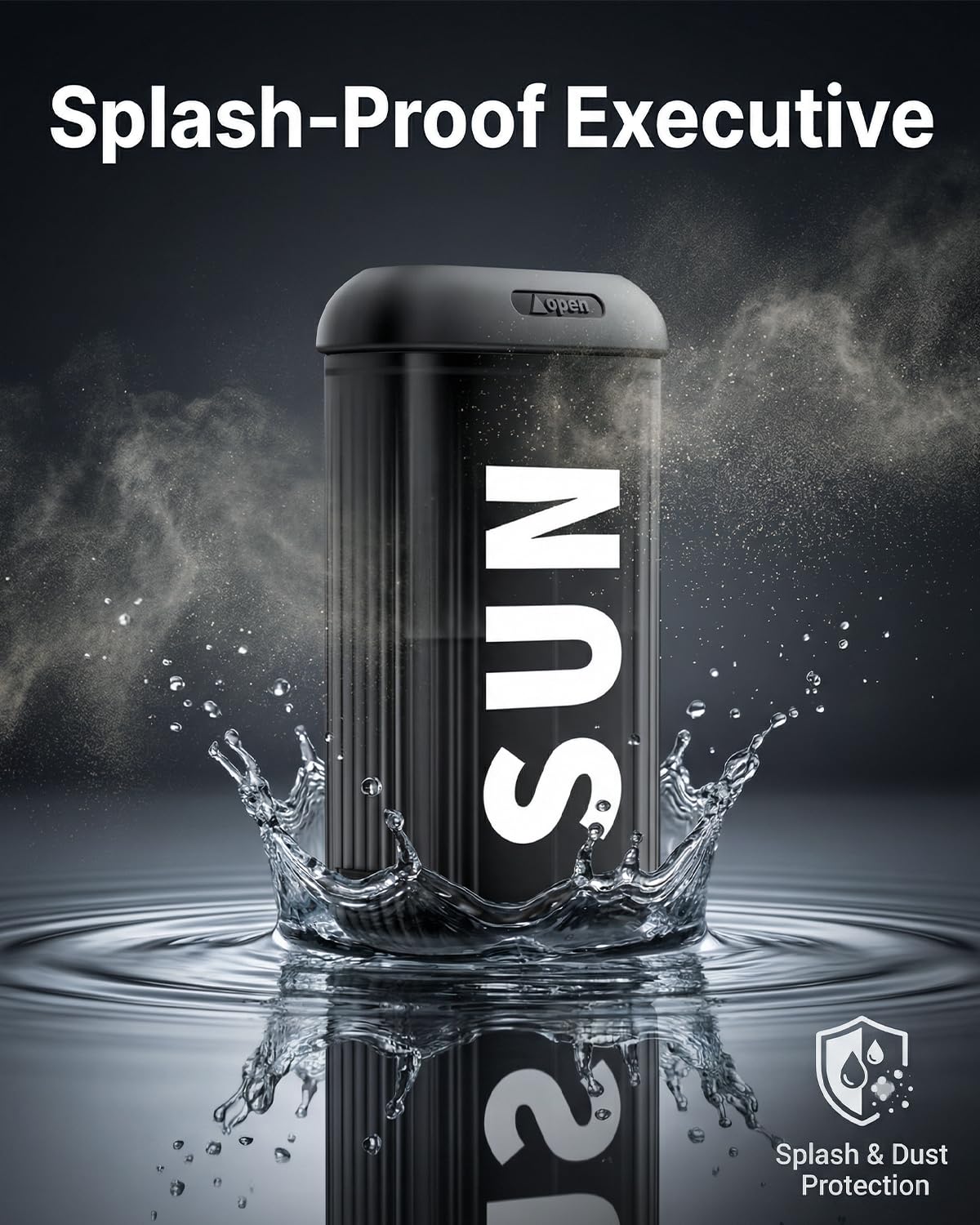 Betife couvercle silicone cliquetant noir, fermeture fiable et anti-fuites.