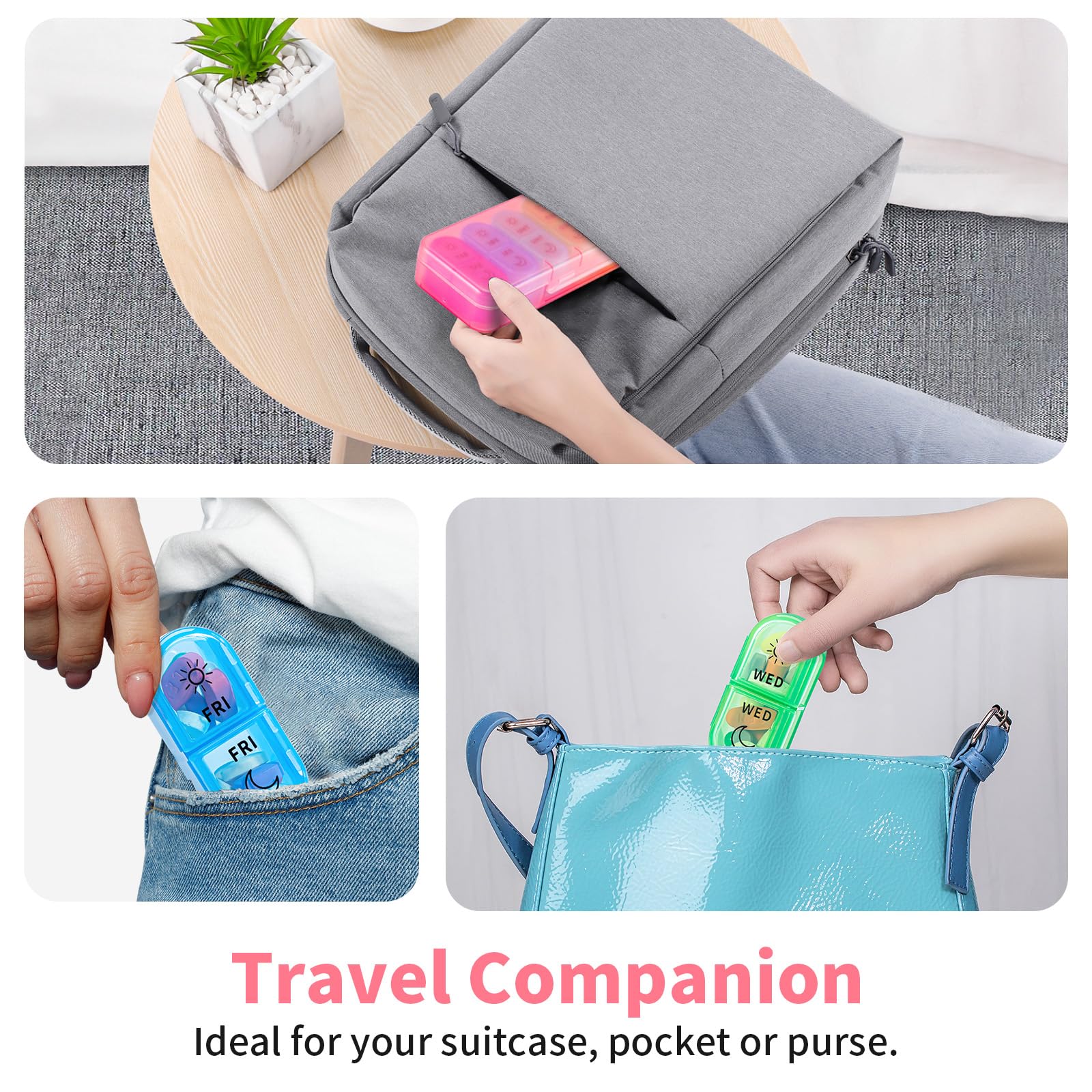 Betife format portable dans le sac, voyage sans encombrement.