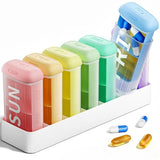 Betife organisteur pilules matin/après-midi, vue hebdomadaire pour suivre facilement les doses.