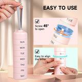 Betife format portable rose, idéal pour sac à main et déplacement