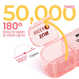 Betife Tiroirs hebdomadaires amovibles, accès rapide pour votre routine.