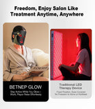 BETNEP masque LED 830nm, pénétration en profondeur pour la peau.