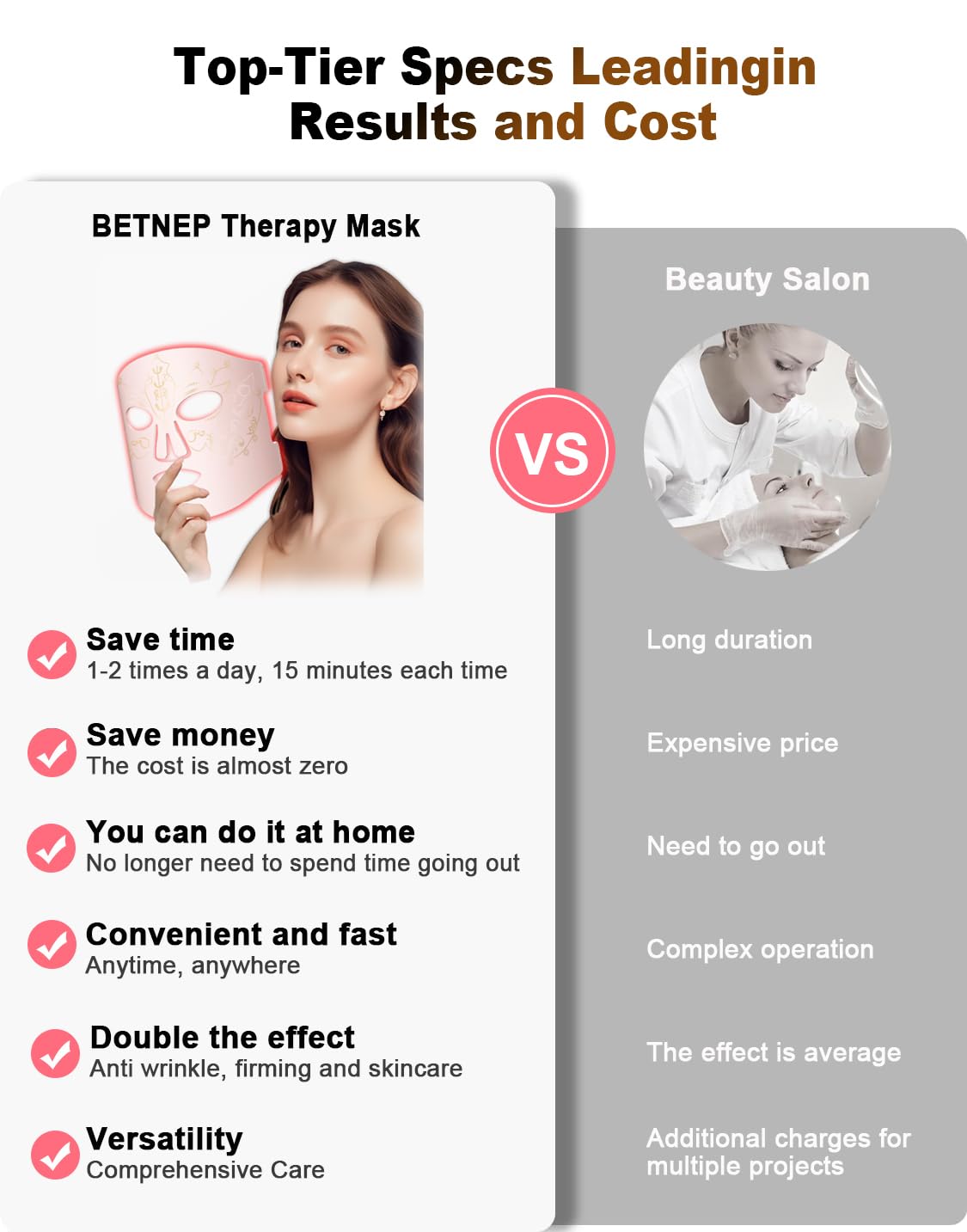 Utilisation à domicile avec BETNEP pour intégrer le soin du visage.