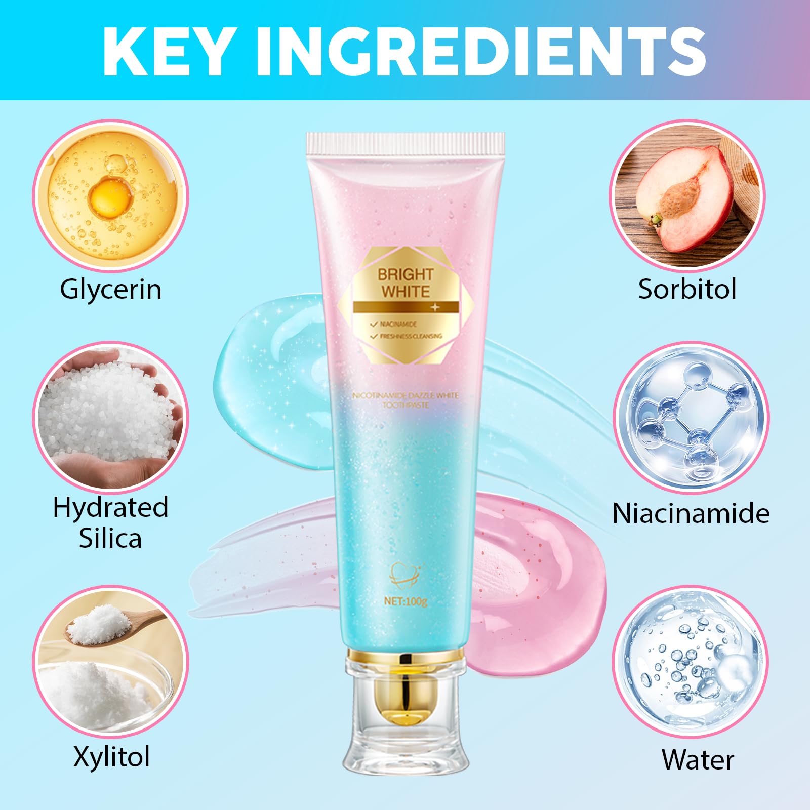 BETTENKO Niacinamide arôme pêche pour une expérience sensorielle.