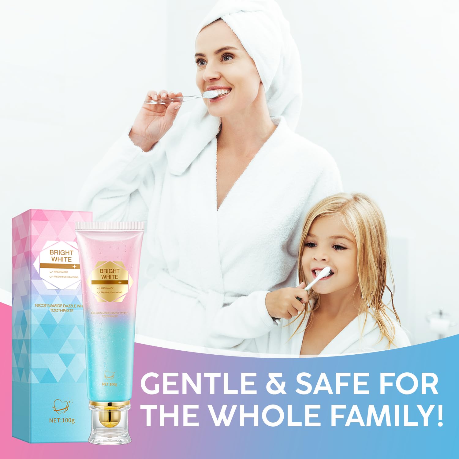 BETTENKO Niacinamide routine quotidienne pour dents plus lumineuses.