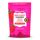 Better Alt She-Lajit : bouteille de bonbons gélifiés pour énergie durable.