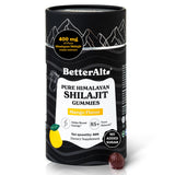 Better Alt Gomme Shilajit Mango – emballage pratique pour voyager.